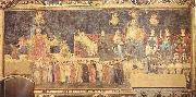 Ambrogio Lorenzetti Allegory of the Good Government USA oil painting artist